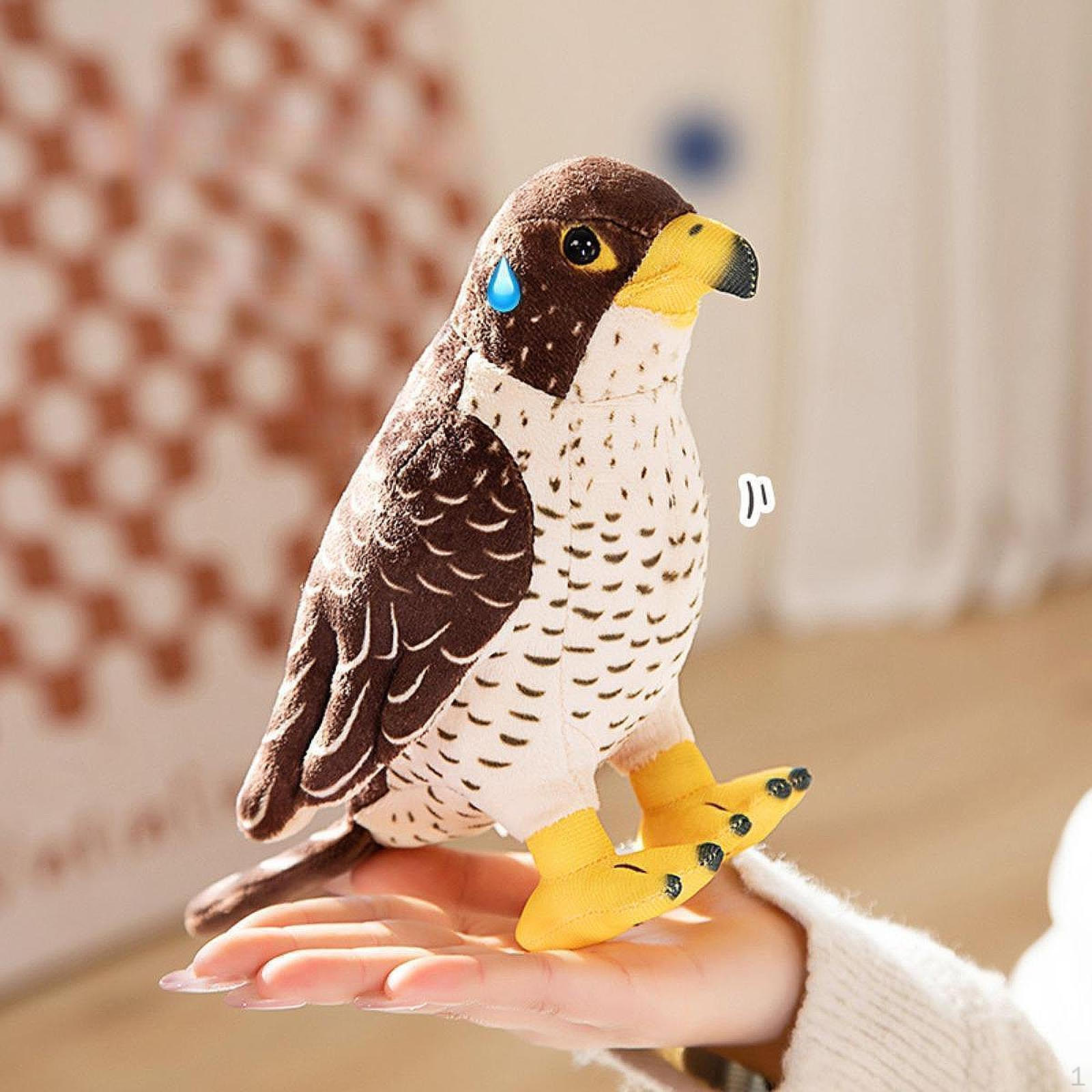 

Plush Eagle Doll Cuddly Toy Hugging Body Pillow Home Decor Animal Figure for Teens