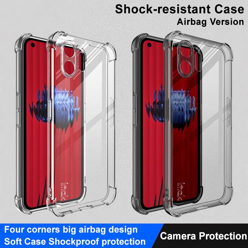 IMAK For Nothing Phone (2) Transparent Phone Case Four Corner Anti-drop Soft TPU Back Cover