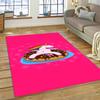 3D Cute Unicorn Cartoon Animal Carpet Rug for Home Living Room Bedroom Sofa Doormat Decor,Child Play Area Rug Non-slip Floor Mat