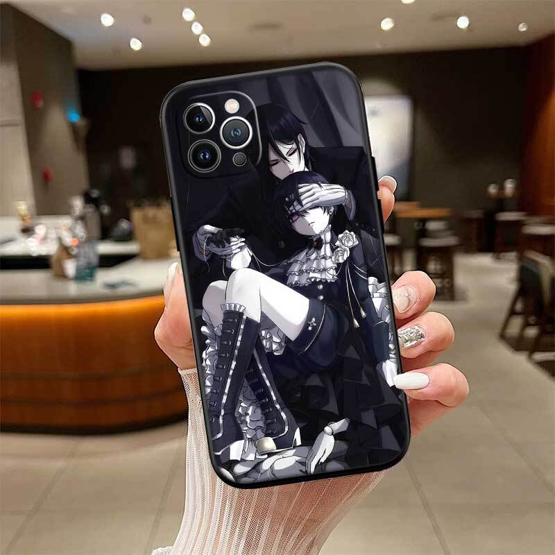 Black Butler Phone Case for Samsung S20 S21 S21S S22 S23 S24 FE Ultra Plus Lite F06 F16 M06 M16 M56 A07 A17 A36 A37 A55 A57