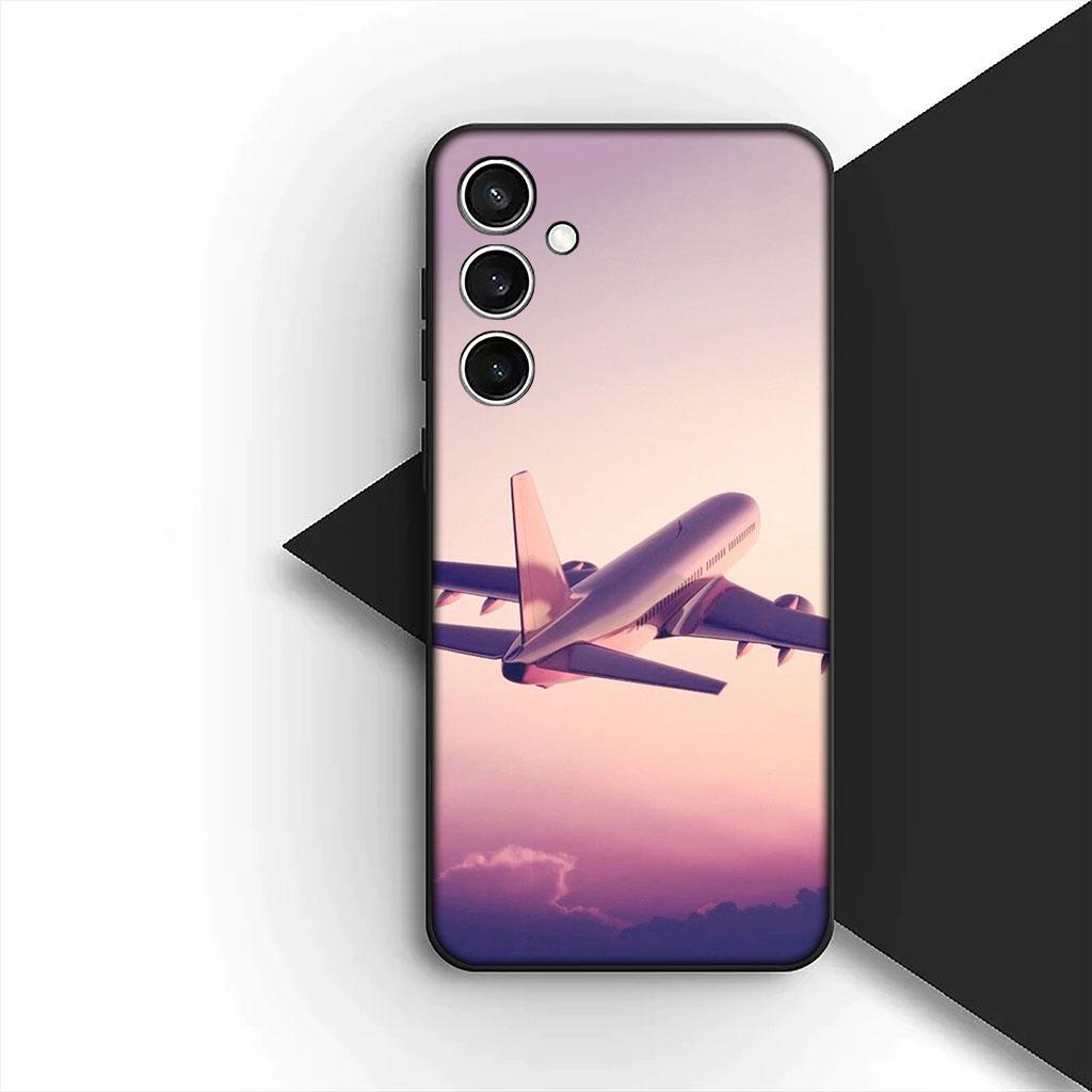 Cover for Motorola Moto G86 G57 E14 E15 G14 G34 G35 G84 G24 A54 G15 Power E22 Case Aircraft Travel Airplane Pilot Epaulette