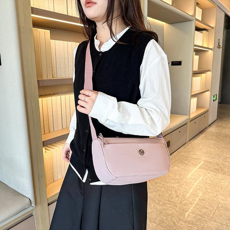 Crossbody Bag for Women Large Capacity Waterproof Nylon Multi Pocket Adjustable Wide Strap Travel Shoulder Satchel Daily Purse