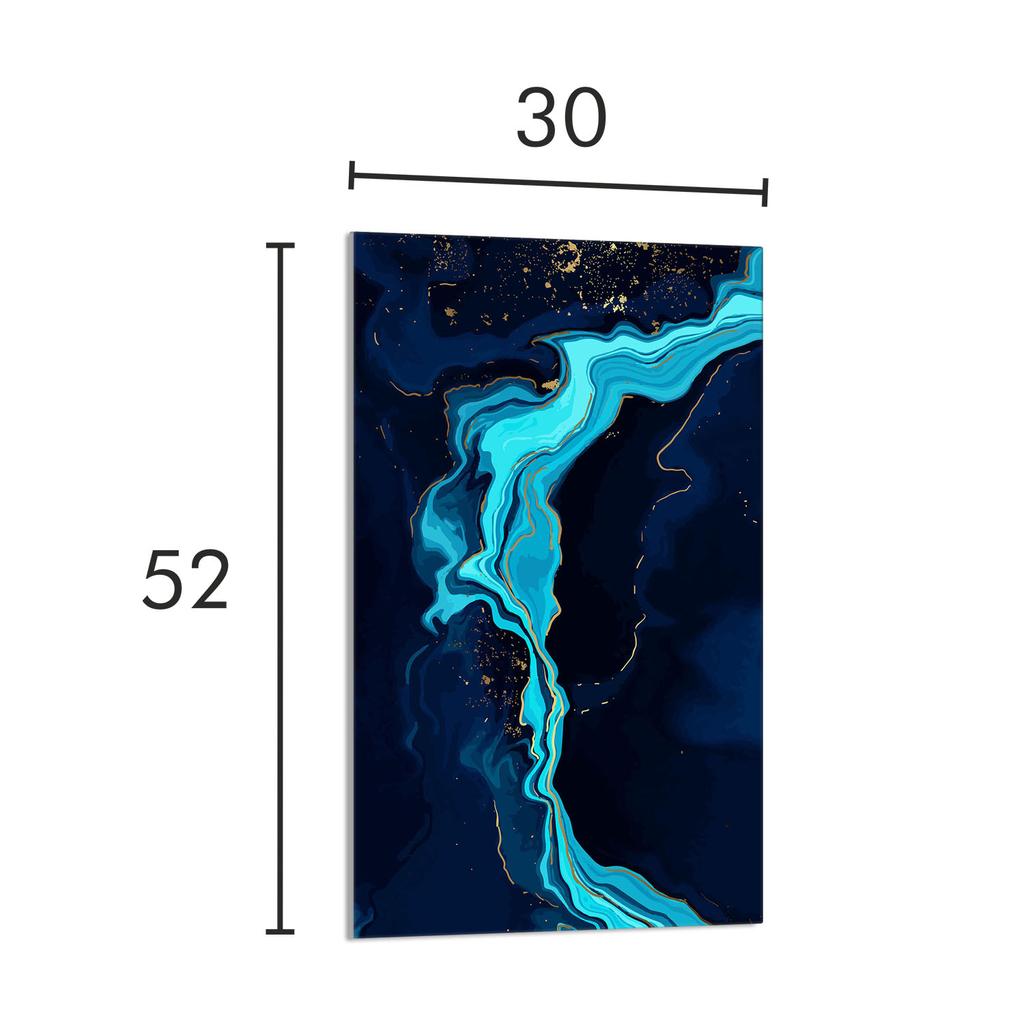 SKLENĚNÁ KRÁJECÍ DESKA 30x52 Mramor