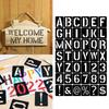42 Pieces/Set Letter Number Stencil Set Plastic Alphabet Painting Templates Mold Kit for Painting On Wall Home Decor