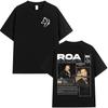 Rapper Roa Gilberto Figueroa New Album 2025 Pop Graphic T Shirt Hipster Mens Tshirt Summer Hip Hop Oversized T Shirts Streetwear