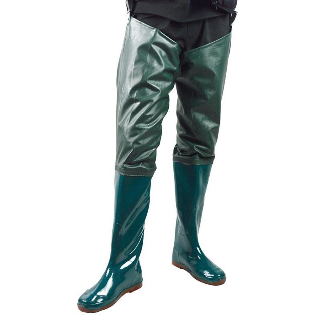 Deluxe Fishing Hip Water Women's Wading Pants with Boots Breathable Stockings