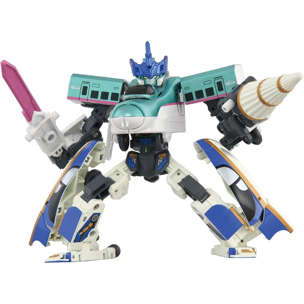 TAKARA TOMY (TAKARA TOMY) Plarail SGX Shinkalion E5 Hayabusa+E7 Kagayaki Link Combined Set, Train...