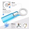 90PCS Heat Shrink Wire Connectors, Multipurpose Waterproof Electrical Wire Terminals kit, Insulated Crimp Connectors Ring Fork