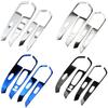 4Pcs Car Door Armrest Window Lift Switch Button Panel Cover Trim Decoration Sticker for Nissan Kicks 2017 - 2022 Accessories