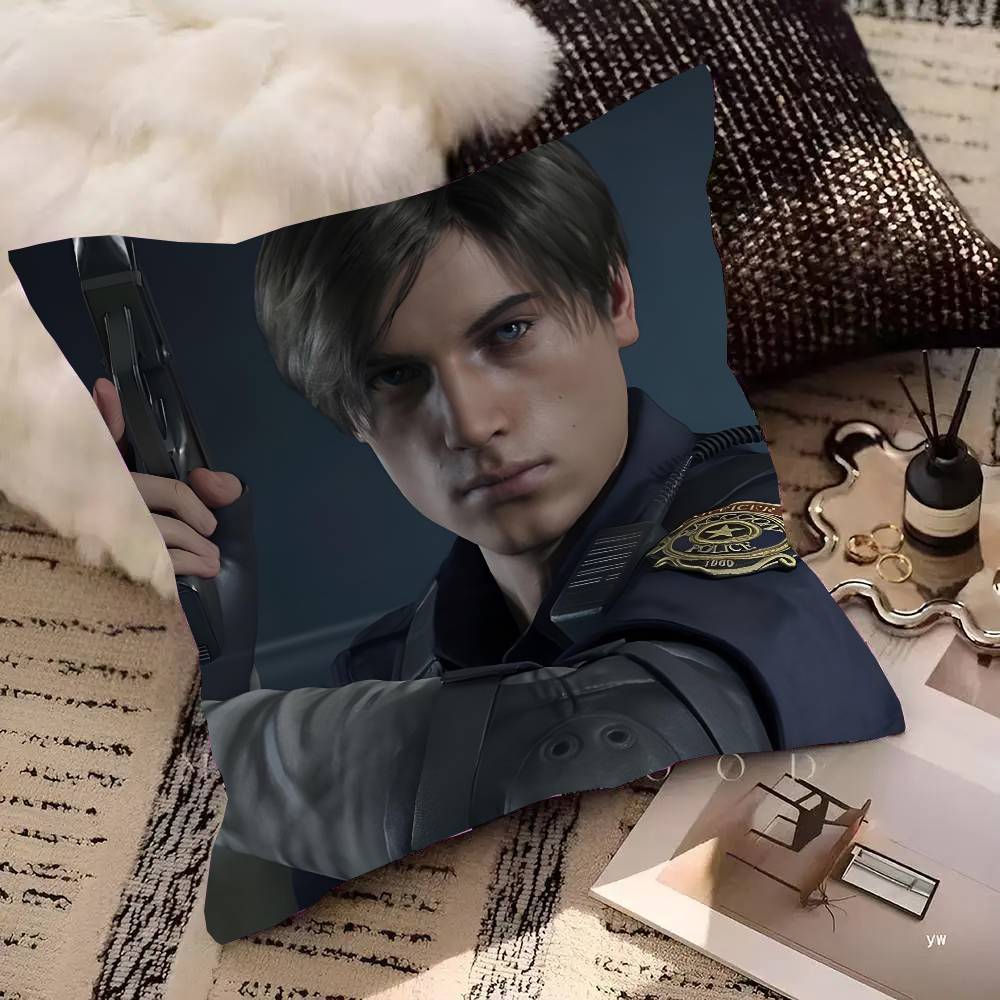 

Гра R-Resident Leon Kennedy Evil Наволочка Квадратна Подушка Спальня Диван Відпочинок Комфортна Подушка Автомобіль Вітальня Домашній Декор 16x16Inch