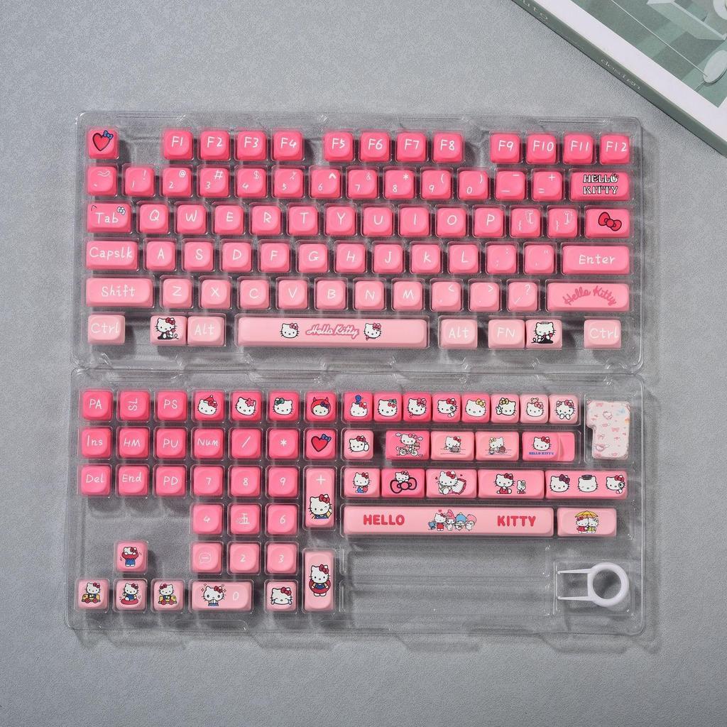 Line Dog Personality MOA Profile Keycaps: Cute Cartoon Accessories for Mechanical Keyboards