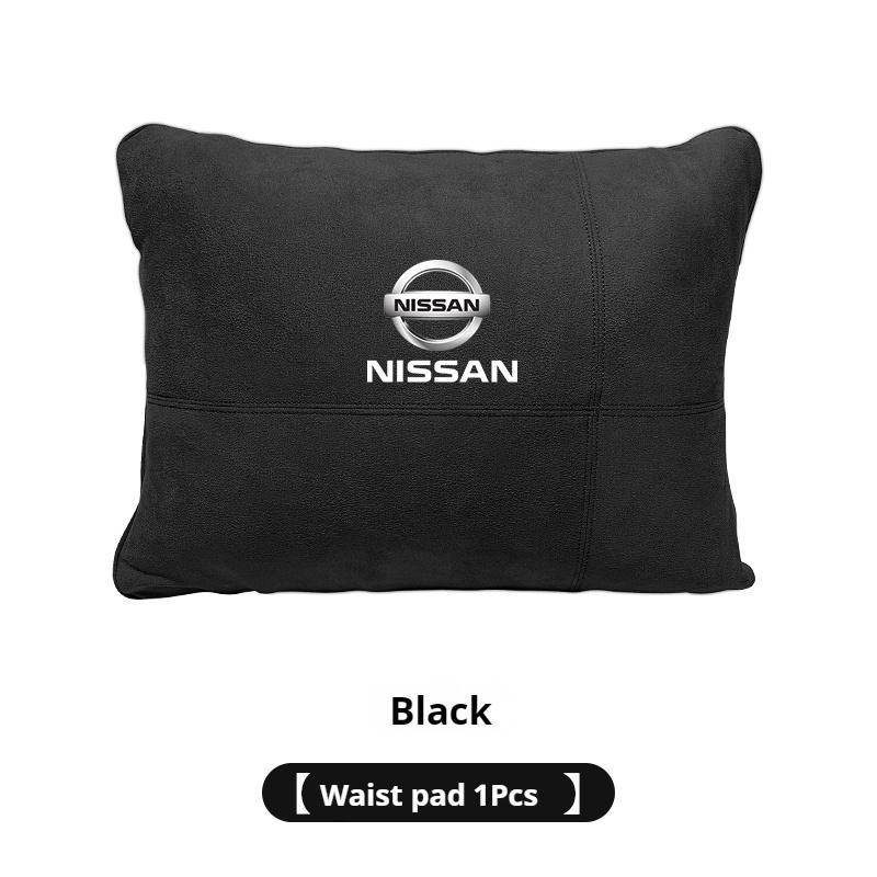 Car Headrest Lumbar Rest Cushion Neck Support Neck Pillow For Nissan X-Trail Qashqai Sentra Serena Tiida Teana Juke Leaf Micra