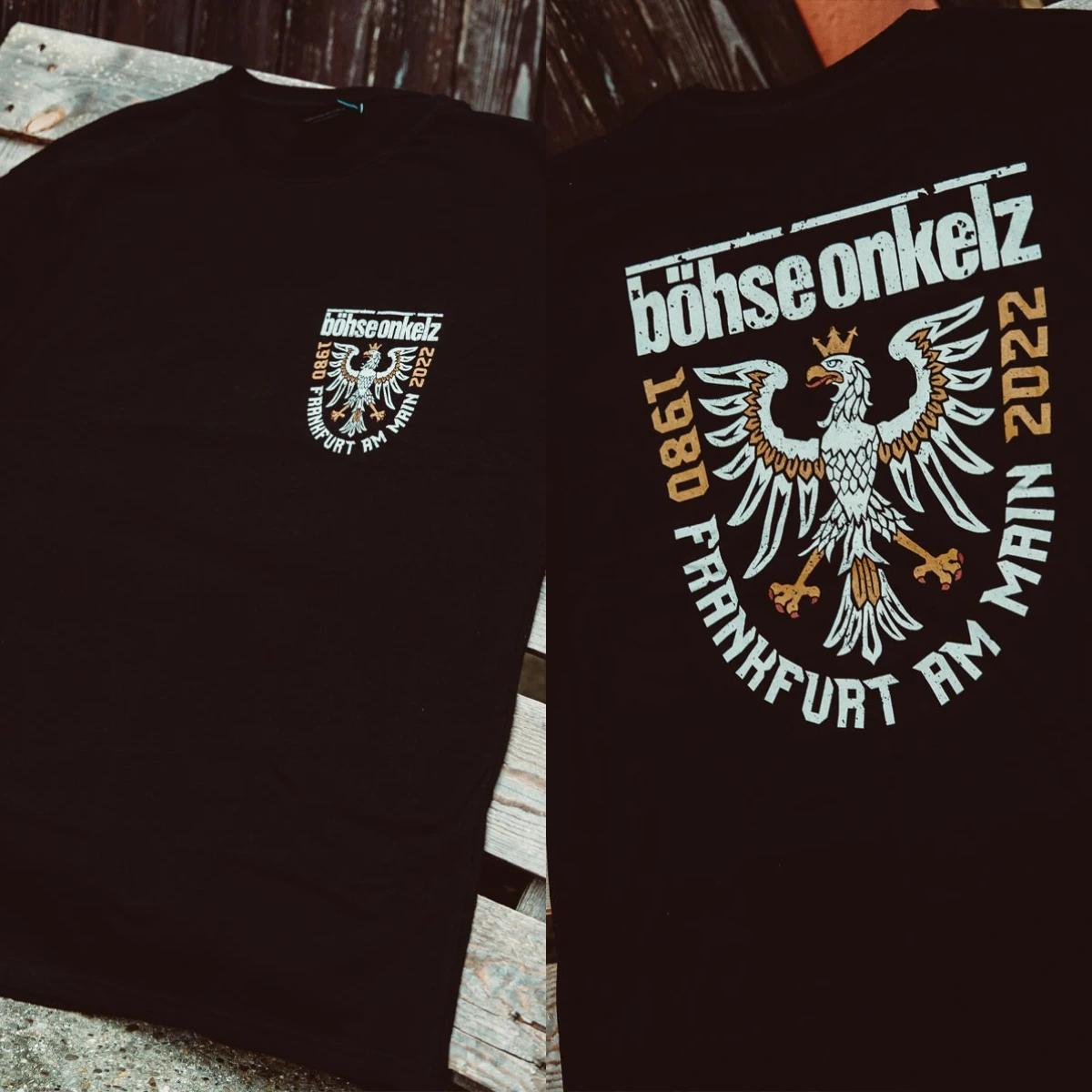 

Y2k Casual Cotton Tees Gehasst Verdammt Vergöttert II Peripheral Oversized Tops Böhse Onkelz 40 Year T-shirt Fans Gift GUnisex L