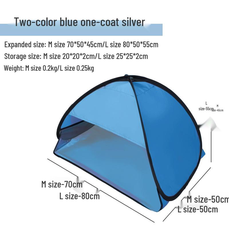 2-Second Quick Open Automatic Beach Sunshade Tent