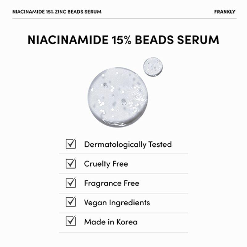 [FRANKLY] Niacinamide 15% Zinc Beads Serum 30ml
