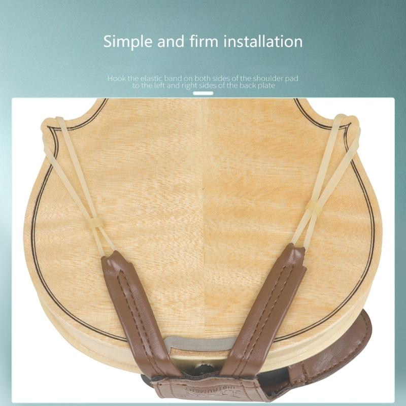 Violin Chin Rest Violin Rest Pad Cover Musical Instrument Accessories 3/4-4/4 1/2-1/4 1/8-1/16 Violin Chin Shoulder Pad
