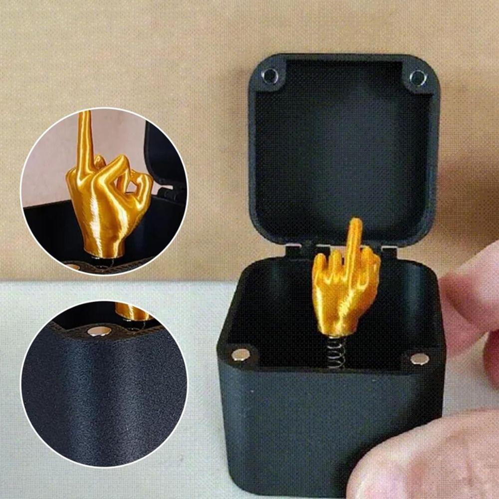 Interesting Christmas Prank Gift Spoof Hand Prank Middle Finger Middle Finger Box  Adults Kids