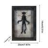 Vintage Photo Frame Mysterious Ghost Specimen Photo Frame Bat Custume Gothic Wall Art Old Photo Home Decor Wall Painting