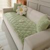 Thick Plush Sofa Cushion Non Slip Winter Warm Sofa Pad Simple Design Soft Cozy Sofa Cover