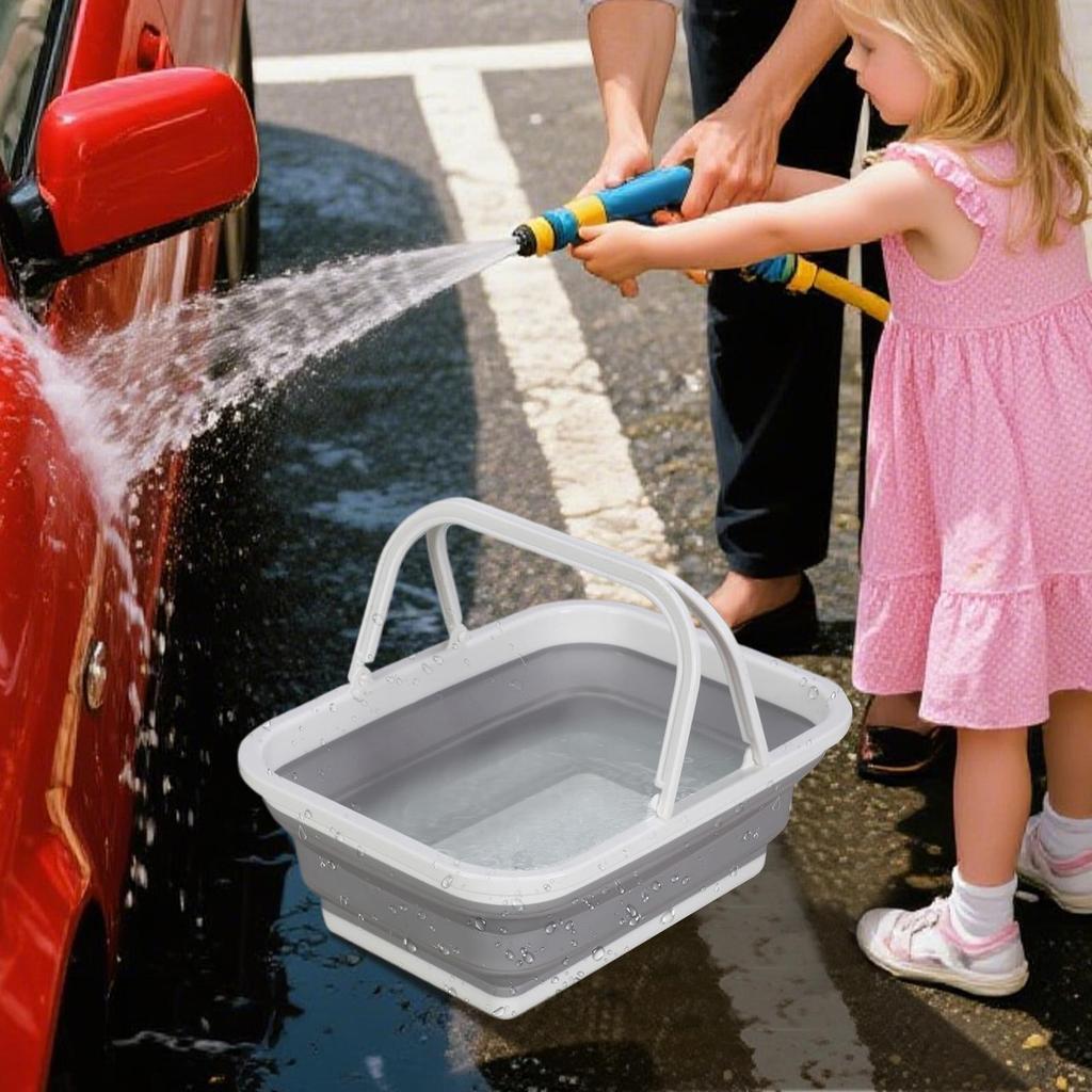 Foot Wash For Pool Foot Rinse Tub For Pool Foldable Non-Slip Bucket For Soaking Ground Shower Washing Deck Beach Outdoor