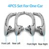 Car Front Rear Door Pull Handle Cover For Mercedes Benz W203 C230 C240 C280 C320 C350 2000 2001 2002 2003 2004 2005 2006 2007