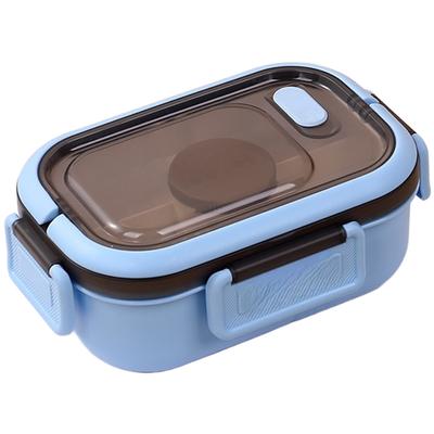 Meal Prep Lunch Box Microwave Safe with Sectioned Layout Silicone Ring Seal and Carry Handle for Professionals