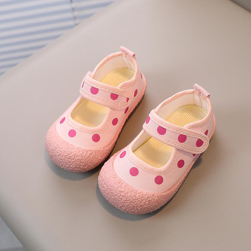 Children Shoes Children Canvas Shoes Baby Soft Soled Casual Shoes Trendy Kids Shoe for Girl Toddler Girl Shoe Casual Sneakers