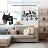 1pc Ant-Themed Metal Keychain - Modern Wall-Mounted Organizer, Effortlessly Holds Keys, Coats, And Hats | Durable Metal Hook Holder For Office