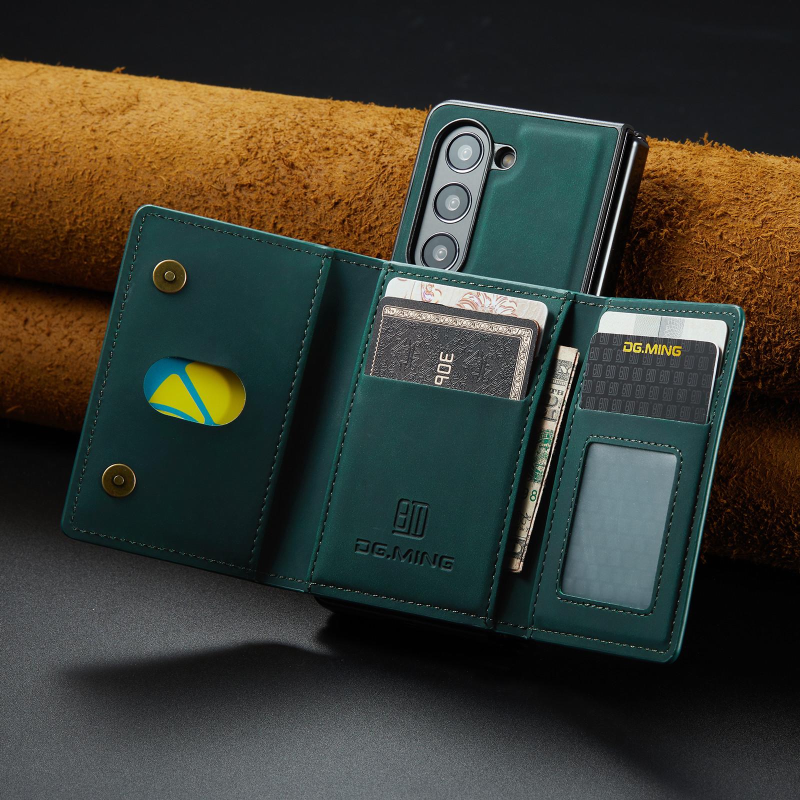 

для samsung z fold 5 анти-падение складной кожаный чехол-кошелек для Samsung Galaxy Z Fold5 Zfold5 Fold 5 5G аксессуары для мобильных телефонов for samsung z fold 5