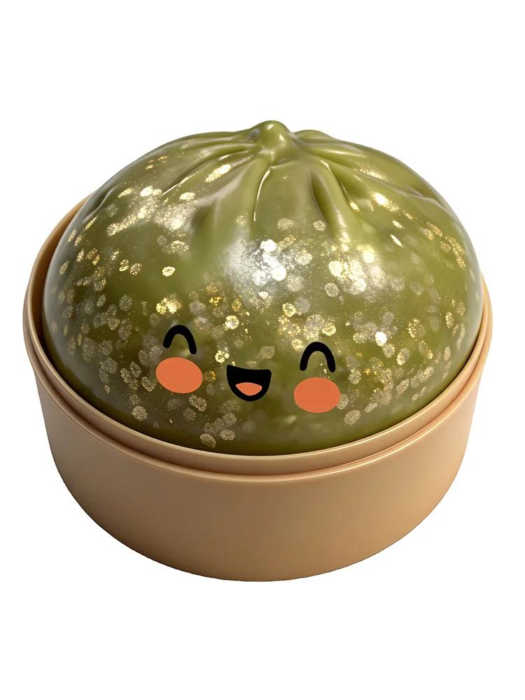 Simulation Flash Ravioli Boule de Pression Petit Pain Squishy Jouet Rebond Lent Doux Pincer Décompression Bureau Maison Décoration Cadeaux d'Anniversaire