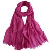 Foreign Trade Silk Scarf Cotton And Linen Headscarf Women'S Spring And Summer Solid Color Japanese And Korean Scarf Sun Protection Warm Shawl Hair