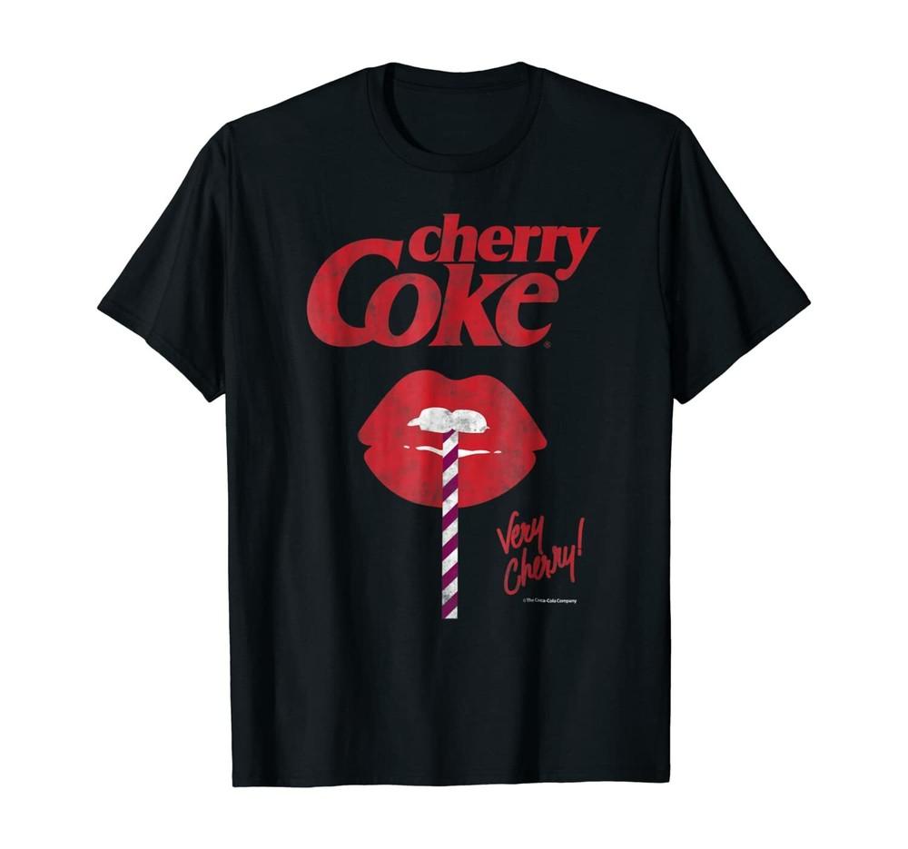 Vintage Very Cherry Coke Lips Graphic T-Shirt S-4XL Unisex T-Shirt XXXL