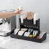 Plastic Disposable Paper Cup Holder Large Capacity Cup Dispenser Cup Straw Storage Rack  Office