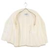 CHANEL [Good Condition] P56048V29319 Lion Button Tweed Double Breasted Jacket 38 whiteUsed