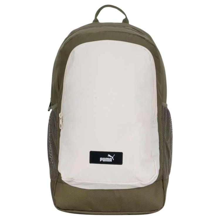 New PUMA Fabric Backpack Unisex Olive Green & White 090697-13XYY20250708365996