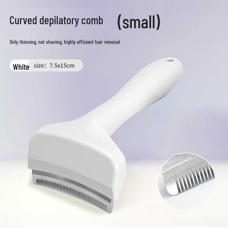 

Dual-Use Cat Shedding Comb: Removes Loose Hair for Short & Long Hair Cats, Small Size for Easy Cleaning