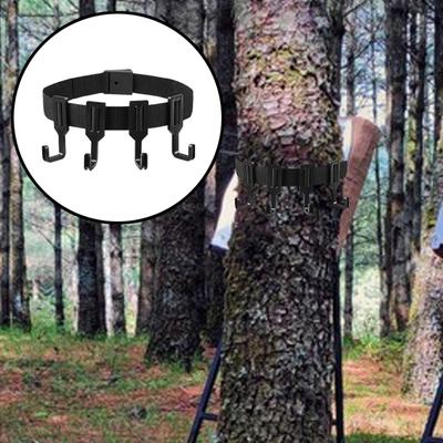 Stojan na strom, popruh na postroj, držák na vybavení a příslušenství pro kempování, turistiku na zahradě
