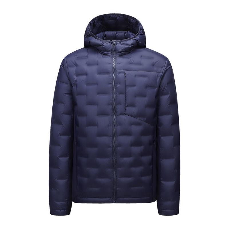 Winter light and thin models can be opened twice down jacket hooded light and thin down jacket fashion casual hooded down jacket men