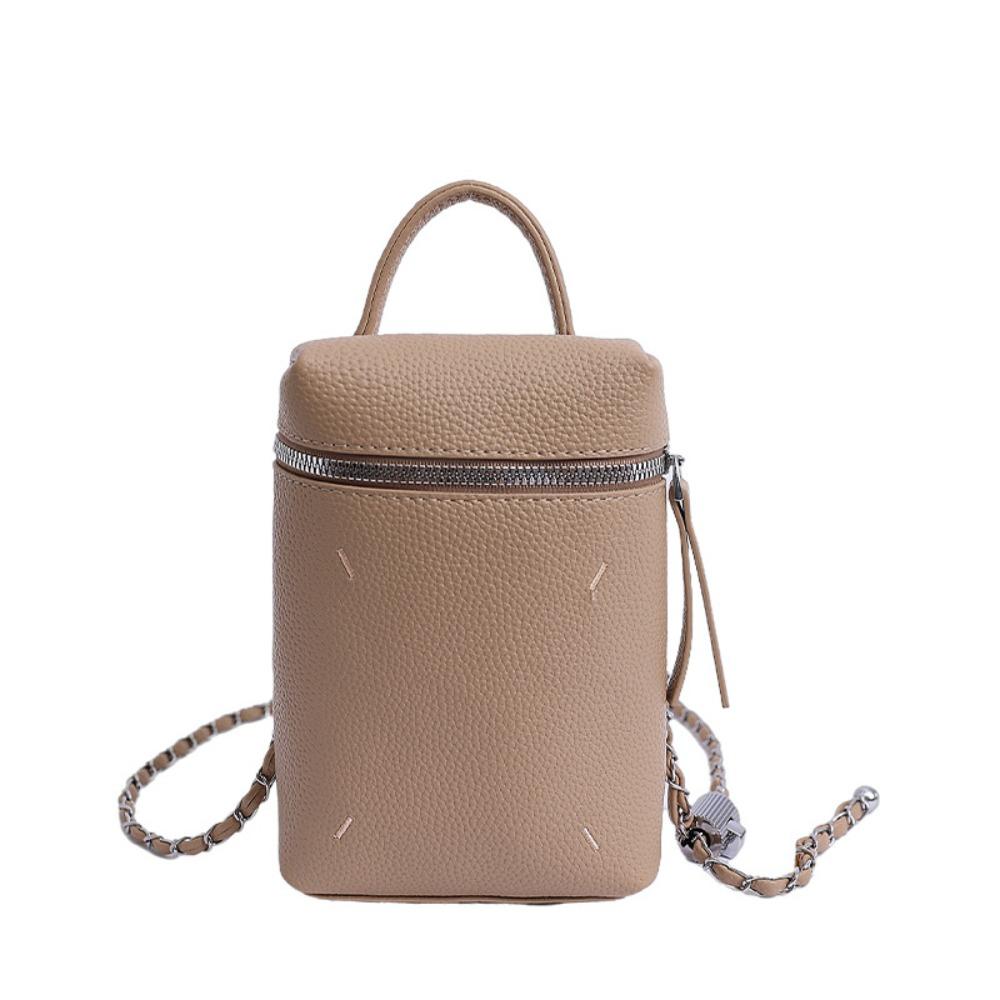 Small Leather Square Bag Korean Women’s Handbag Fashion Single Shoulder Bag  Lady