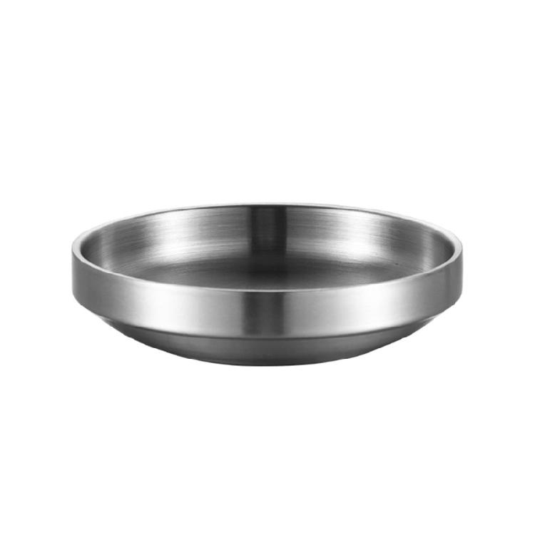 Stainless Steel Snacks Plate Kimchi Dish For Nut Fruits And Dips For Casual Dining And Entertaining Guests Gathering