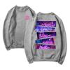 Women's Fashion Casual Long Sleeve Printed Round Neck Sweatshirt Top