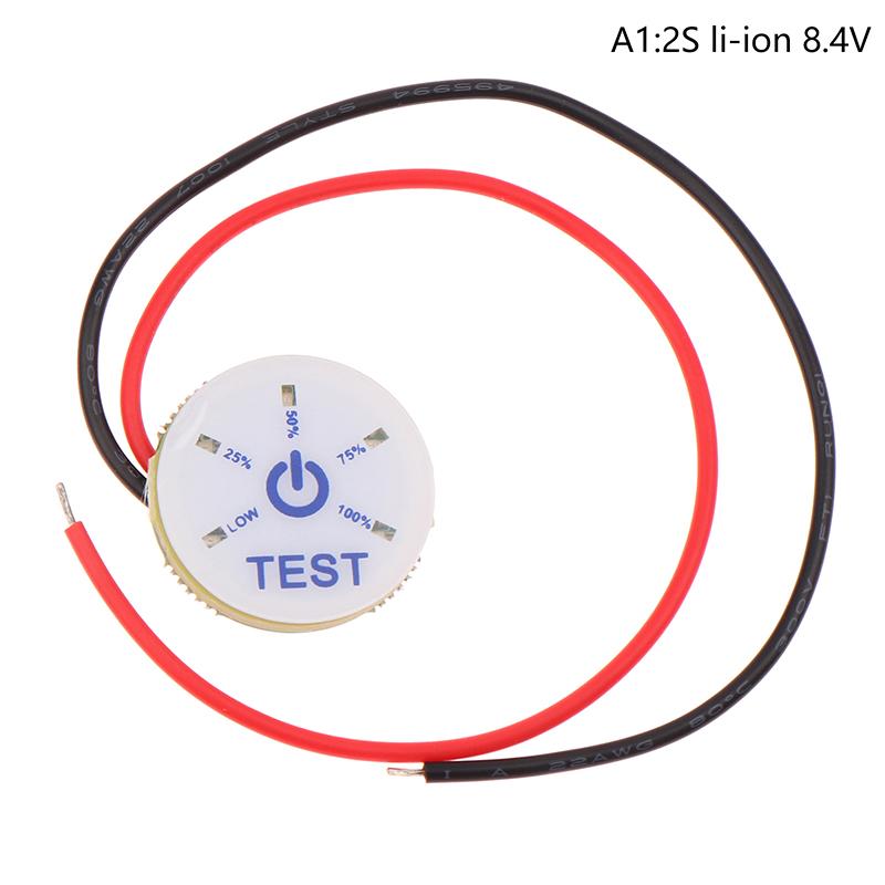 

Міні Індикатор Ємності Батареї Дисплей Рівня Потужності 1S 2S 3S 4S 5S Li-Ion 12V Свинцево-Кислотний із Захистом від Зворотного Підключення 2S li-ion 8.4V
