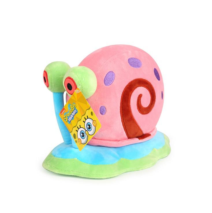 Patrick Star & Squidward Plush Toy Set with Snail Pendant Doll
