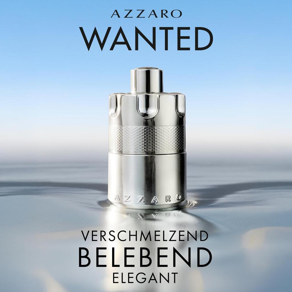 Azzaro Wanted Men's Fragrance, Men's Fragrance, Woody Spicy Men's Fragrance, A Fragrance for Men with a Spirit of Adventure