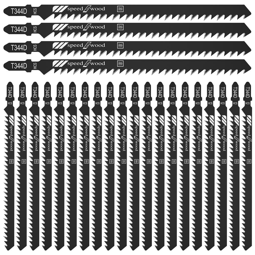 Jig Saw Blade Set T Shape Handle HCS Quick Cut Blade Cutting Power Tool Suitable for Wood Plastic and Metal Cutting