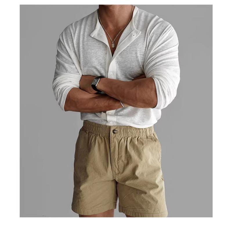Men Slim Fit Solid Ice Silk Breathable Sun Protection Casual Short Sleeve T Shirt