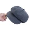 Autumn and winter high-grade retro thick cotton face small octagonal hat British style basic versatile painter hat newsboy hat tide