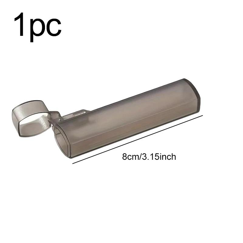 1/2/5pcs Portable Toothpick Case Mini Kitchen and Restaurant Supplies Plastic Clear Toothpick Holder for Outdoor Travel TMZ