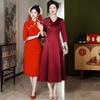 Spring wedding mother dress noble and improved cheongsam light mother-in-law wedding dress