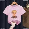 Simpatica Maglietta dei Ragazzi Saja dei Cartoni Animati Kpop Demon Hunters Maglietta Bambini Ragazzo Ragazza Estiva Manica Corta Girocollo Top Abbigliamento per Bambini